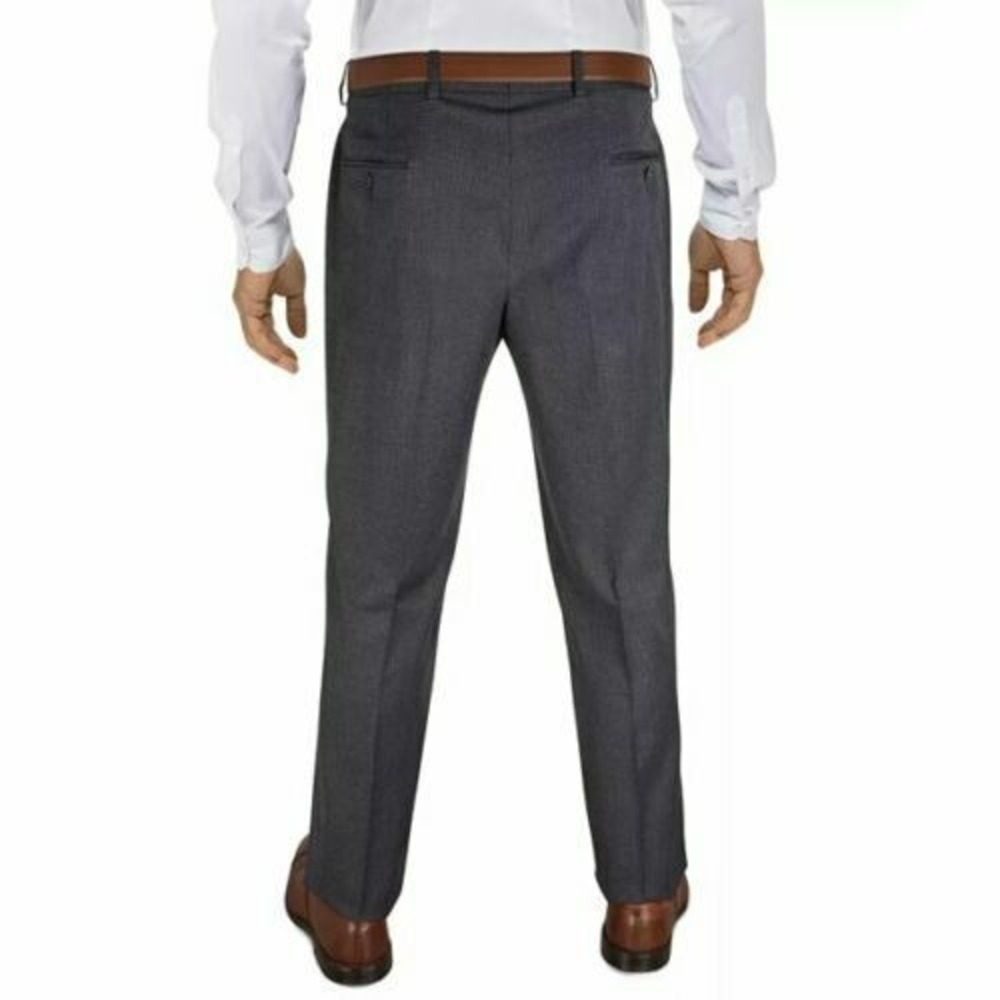 Ralph Lauren men's Norton Grey plaid Ultra Flex Dress Pants Size 40 x 30 $95 - Picture 2 of 3